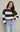 Zuri Stripe Knit Sweater - Navy