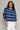 Nadia Striped Knit Sweater - Midnight