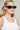 Violet Oval Frame Polarized Sunglasses - Black