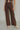 Lana Seamed Wide Leg Jeans - Dark Roast