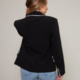 Annika Rickrack Edge Blazer