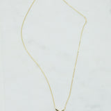 Gold Drip Pendant Necklace